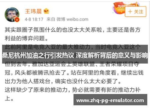 桑尼杭州加油之行引发热议 深度解析背后的意义与影响